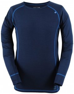 2117 of Sweden - Eco L/S Merino Top - Merinounterwäsche Gr L blau/schwarz