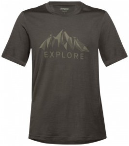 Bergans - Explore Wool Tee - T-Shirt Gr L schwarz