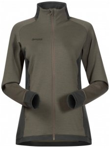 Bergans - Women's Vikke Jacket - Wolljacke Gr L;M;S;XS oliv/schwarz;schwarz
