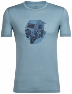 Icebreaker - Tech Lite S/S Crewe Camper - T-Shirt Gr S grau