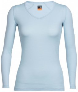 Icebreaker - Women's Oasis L/S V - Merinounterwäsche Gr M grau