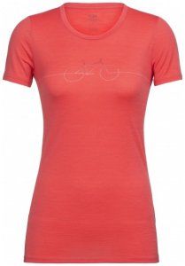 Icebreaker - Women's Tech Lite S/S Low Crewe Cadence Gr S rot