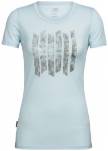 Icebreaker - Women's Tech Lite S/S Low Crewe Soundless Gr M grau