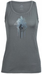 Icebreaker - Women's Tech Lite Tank Through The Trees - Tank Gr L;M;S;XS türkis;rot;grau