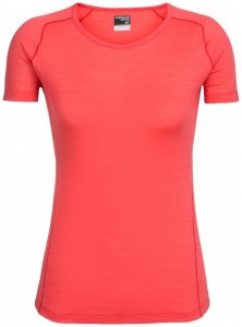 Icebreaker - Women's Zeal S/S Crewe - Merinounterwäsche Gr XS rot