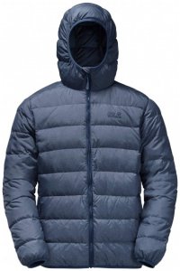 Jack Wolfskin - Helium Sky - Daunenjacke Gr M blau/grau/schwarz