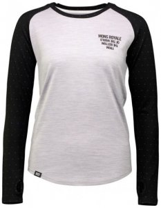 Mons Royale - Women's Rocker Raglan L/S FTBOTW Gr S grau/schwarz