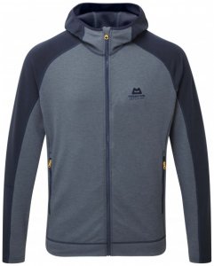 Mountain Equipment - Flash Hooded Jacket - Fleecejacke Gr M schwarz/grau/blau