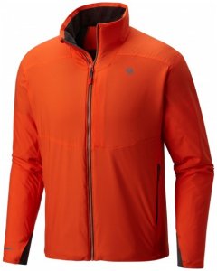 Mountain Hardwear - ATherm Jacket - Fleecejacke Gr M;S rot;blau