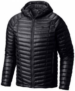 Mountain Hardwear - Ghost Whisperer Hooded Down Jacket Gr M schwarz