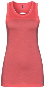 Odlo - Women's Crew Neck Singlet Natural + Ceramiwool Gr L rot