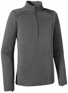 Patagonia - Capilene Thermal Weight Zip-Neck Gr XL schwarz/grau