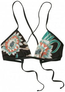 Patagonia - Women's Kupala Top - Bikini-Top Gr S grau/schwarz