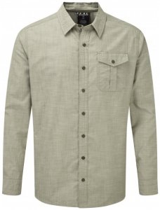 Sherpa - Lokta Long Sleeve Shirt - Hemd Gr XL grau