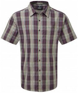 Sherpa - Seti S/S Shirt - Hemd Gr L grau/schwarz