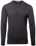 Aclima - Lightwool 180 Crewneck - Merinoshirt Gr XL grau/schwarz