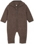 Huttelihut - Baby's Pram Suit Wool Fleece - Overall Gr 68 braun
