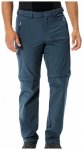 Vaude - Farley Stretch T-Zip Pants III - Zip-Off-Hose Gr 50 - Regular blau