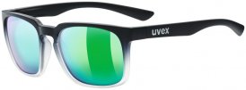 UVEX LGL 35 Colorvision Lifestyle Glasses black matt clear/daily green 2018 Sonnenbrillen