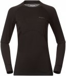 Bergans Damen Inner:Pure Merino Longsleeve (Größe M, schwarz)