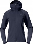 Bergans Damen Rabot Merino Tech Hoodie Jacke (Größe XS, blau)