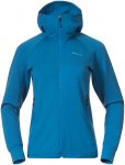 Bergans Damen Rabot Merino Tech Hoodie Jacke (Größe L, blau)
