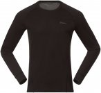Bergans Herren Inner:Pure Merino Longsleeve (Größe XL, schwarz)