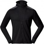Bergans Herren Rabot Active Mid Hoodie Jacke (Größe XL, schwarz)