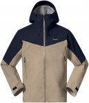 Bergans Herren Rabot Allround 3L Shell Jacke (Größe L, beige)