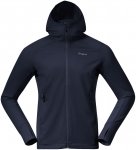 Bergans Herren Rabot Merino Tech Hoodie Jacke (Größe M, blau)