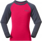 Bergans Kinder Inner:Dual Merino Longsleeve (Größe 92, pink)