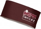 Chillaz Herren Mountain Logo Stirnband (Größe ONE SIZE, rot)