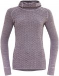 Devold Damen Kvitegga Merino 230 Longsleeve (Größe S, lila)