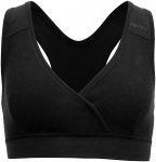 Devold Damen Nibba Merino Fleece Sport BH (Größe XS, schwarz)
