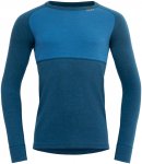 Devold Herren Expedition Merino Silk Longsleeve (Größe S, blau)