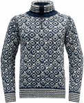 Devold Damen Svalbard Wool Zip Neck Pullover (Größe XL, blau)