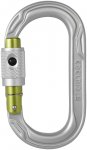 Edelrid Oval Power 2500 Permalock Karabiner (Größe One Size, silber)