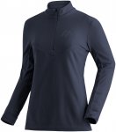 Maier Sports Damen Denise Half Zip Pullover (Größe L, blau)