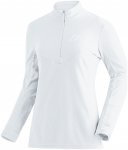 Maier Sports Damen Denise Half Zip Pullover (Größe L, weiss)