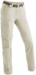 Maier Sports Damen Inara Slim Zip Hose (Größe XS, beige)