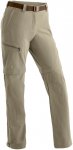 Maier Sports Damen Nata T-Zip Off Hose (Größe S, beige)