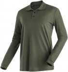 Maier Sports Herren Ulrich Polo Longsleeve (Größe L, gruen)