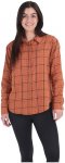 Marmot Damen Fairfax LW Novelty Flannel Bluse (Größe L, braun)