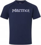 Marmot Herren Windridge Graphic T-Shirt (Größe S, blau)