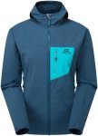 Mountain Equipment Damen Echo Hooded Jacke (Größe XS, blau)
