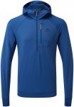 Mountain Equipment Herren Aiguille Zip Hoodie (Größe XXL, blau)