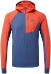 Mountain Equipment Herren Aiguille Zip Hoodie (Größe L, blau)