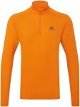 Mountain Equipment Herren Cerrig Zip Longsleeve (Größe L, orange)