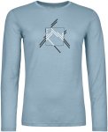 Ortovox Damen 185 Merino Mtn Cutout Longsleeve (Größe XL, grau)
