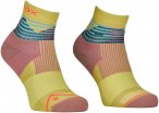 Ortovox Damen All Mountain Quarter Socken (Größe 42 , gelb)